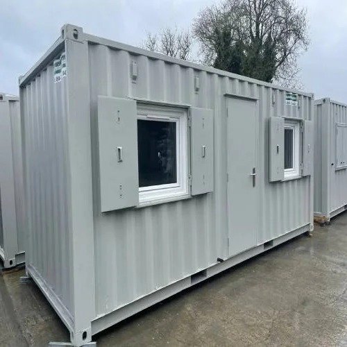 16Ft x 8Ft Steel Anti-Vandal Canteen Cabin